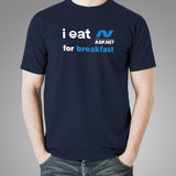 I Eat Asp.net For Breakfast Funny Programmer T-Shirt For Men