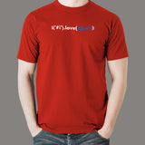 I Love jQuery Men's T-Shirt - Code with Passion