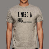 I Need A Huge Glass Of Whiskey Men's Whiskey Lovers T-Shirt