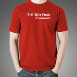 Playing With Pandas Python T-Shirt - Data Fun Unleashed