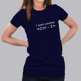 I Want Another Chance Ctrl Z - Humor Tee
