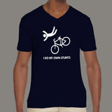 I Do My Own Stunts Funny Bicycle T-shirt For Men
