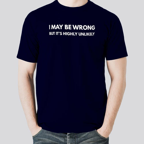 Highly Unlikely Men's Attitude T-shirt online india