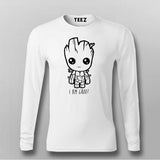 I Am Groot Fullsleeve T-Shirt For Men Online