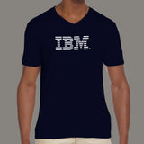 IBM Logo V-Neck T-Shirt For Men Online India