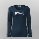 I Love Wine Women's Wine Lover T-Shirt