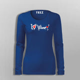 I Love Wine Women's Wine Lover T-Shirt