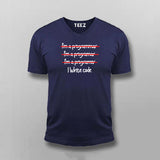 I'm a Programmar I'm a Programar I'm a Programer I write code Funny T-shirt For Men