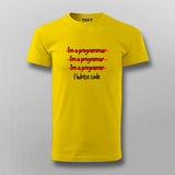 I'm a Programmar I'm a Programar I'm a Programer I write code Funny T-shirt For Men Online India
