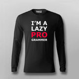 I'm Lazy Programmer Funny T-shirt For Men