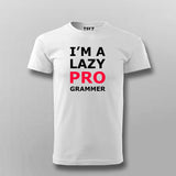I'm Lazy Programmer Funny T-shirt For Men