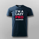 I'm Lazy Programmer Funny T-shirt For Men
