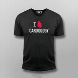 Cardiology T-shirt V-neck for men Online India