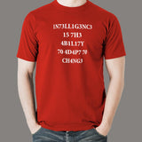 Intelligence Stephen Hawking Men's T-Shirt