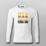 It's Ctrl Alt Del End Task Kinda Day Funny Programmer T-shirt For Men