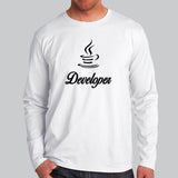 Java Developer Full Sleeve T-Shirt For Men Online