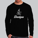 Java Developer Full Sleeve T-Shirt For Men Online India