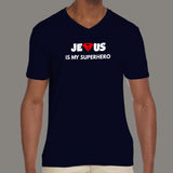 Jesus Is My Super Hero T-Shirt For Men