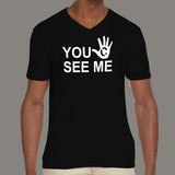You Can't See Me! John Cena Fan Men's v neck T-shirt online