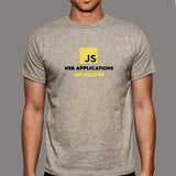 JS Web App Developer Men's T-Shirt - Create with JS
