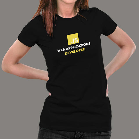 Js Web Applications Developer Women’s Profession T-Shirt India
