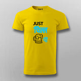 Just Chill Vitamin Pi Funny Hindi T-shirt For Men Online India