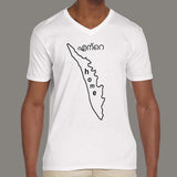 Kerala is My Home Men's indian v neck  T-shirts online