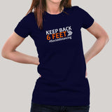 Keep Back 6 Feet Social Distancing T-Shirt For Women