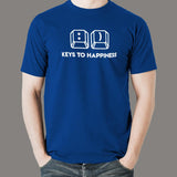 Keys To Happiness - Coding Fun Men's Tee