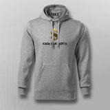 Know Your Worth Motivational Hoodie For Men Online India