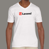 Laravel PHP Framework V Neck T-Shirt For Men Online India