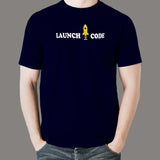 Launch Code Men's T-Shirt - Blast Off Your Code