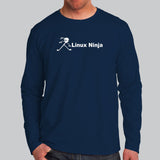 Unleash Your Inner Linux Ninja Men's Cotton Tee - Grab Yours