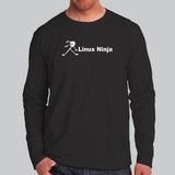 Unleash Your Inner Linux Ninja Men's Cotton Tee - Grab Yours