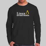 Linux Software Engineer Men’s Profession Full Sleeve T-Shirt India