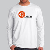 Ubuntu Linux Inside Full Sleeve T-Shirt For Men Online India