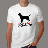 Live Lab Love Cute Labrador Retriever T-Shirt India