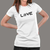 React JS Love Women's Shirt - For Devs Who Care