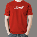 React JS Love Men's T-Shirt - Essential for React Developers