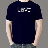 React JS Love Men's T-Shirt - Essential for React Developers