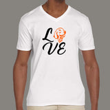 Love Golden Retriever V Neck T-Shirt India