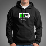 Low Battery Waiting For Energy Funny Hoodies For Men Online India