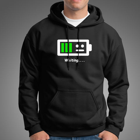 Low Battery Waiting For Energy Funny Hoodies For Men Online India