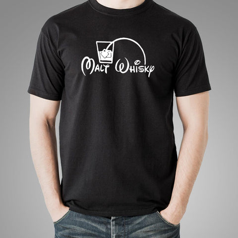 Malt Whiskey T-Shirt For Men Online India