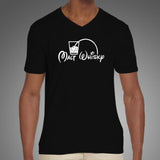 Malt Whiskey V Neck T-Shirt Online India
