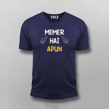 Memer Hai Apun Funny Hindi T-shirt For Men