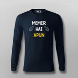 Memer Hai Apun Funny Hindi T-shirt For Men