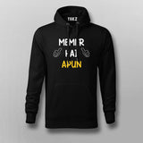 Memer Hai Apun Funny Hindi Hoodie For Men Online India