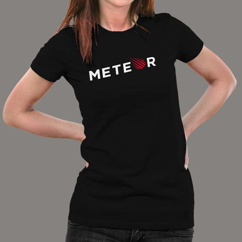 Meteor Js T-Shirt For Women India