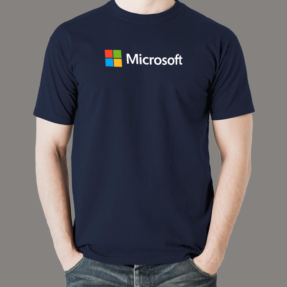 Microsoft Logo Men's Profession T-Shirt – TEEZ.in